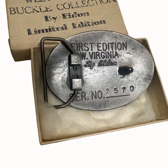 Eldon West Virginia Buckle Limited First Edition serial number + box - Picture 6 of 9